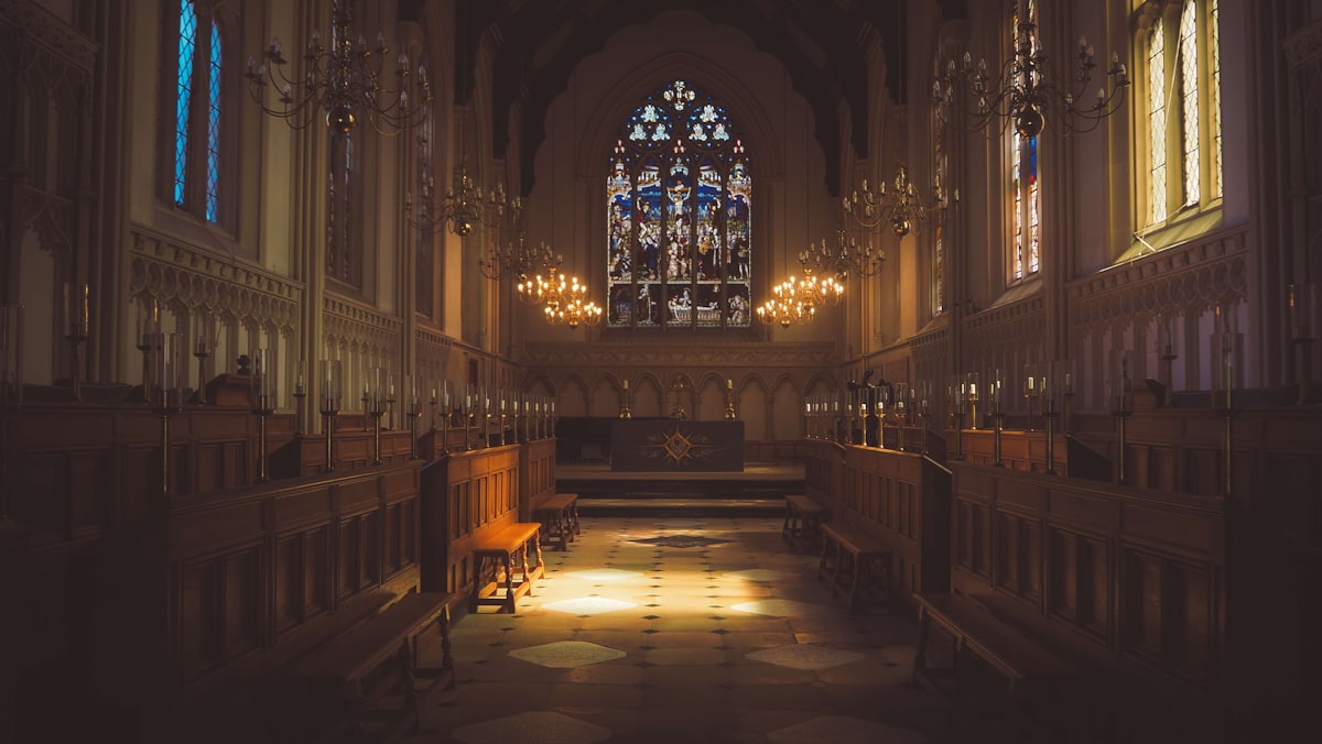Interior of the church, maintained as a place of worship
